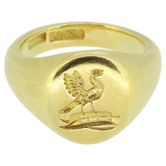 Vintage Charles Green and Sons Phoenix Signet Ring