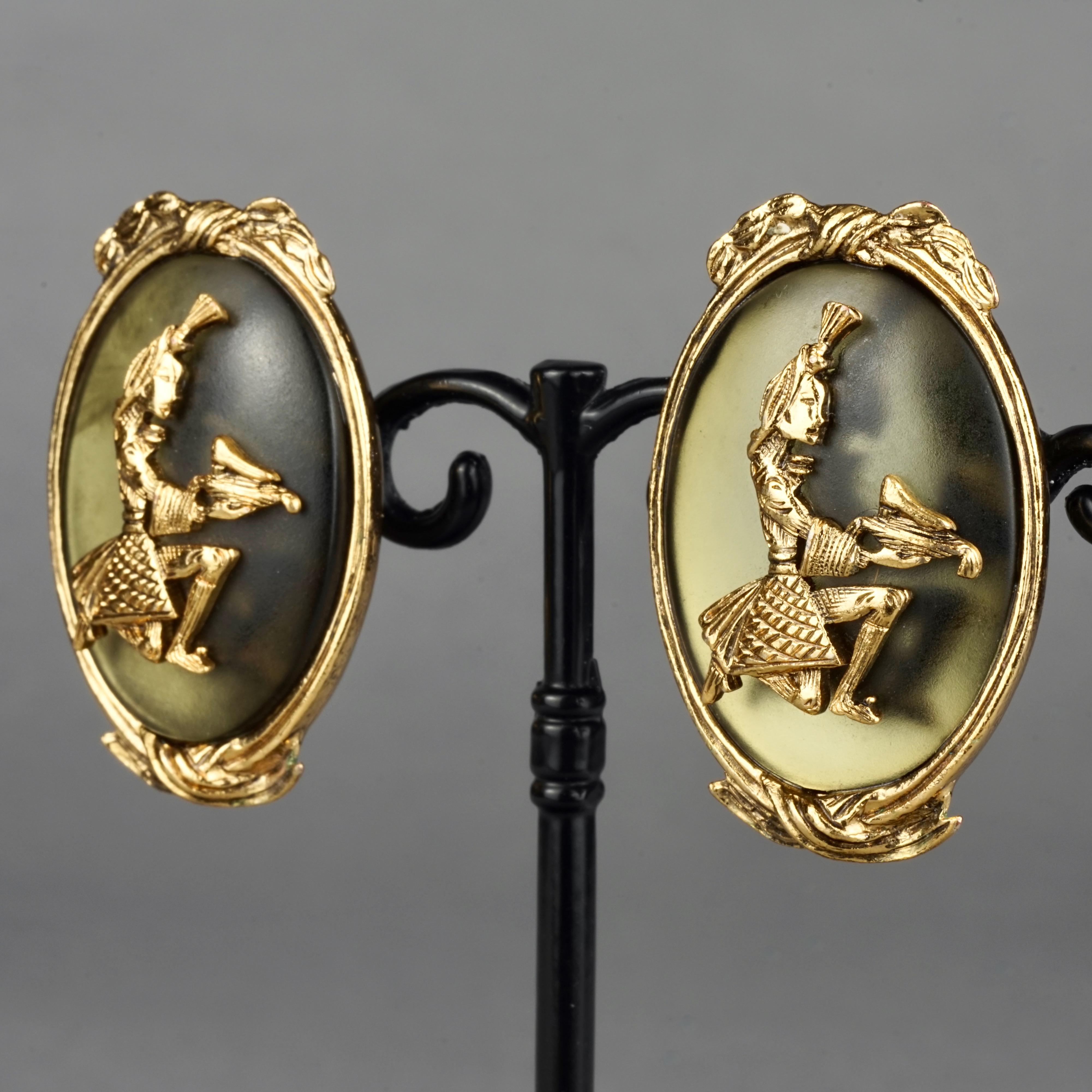 Vintage CHARLES JOURDAN Figural Earrings For Sale 1