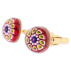 Gemelli Millefiori d'epoca Charles Murat & Saint Louis