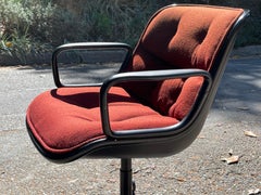 Vintage Charles Pollock For Knoll Arm Executive Chair