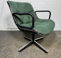 VINTAGE CHARLES POLLOCK  / KNOLL Swivel Arm Chair