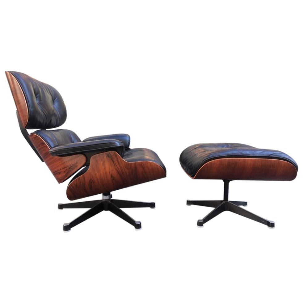 Vintage Charles and Ray Eames Rosewood Lounge Chair and Ottoman at 1stDibs  | vintage eames lounge chair, vintage lounge chair and ottoman, charles and ray  eames lounge chair