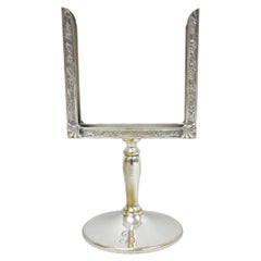 Vintage Charles S Beller Silver Plated Cigarette Holder Picture Frame w "B" Mono