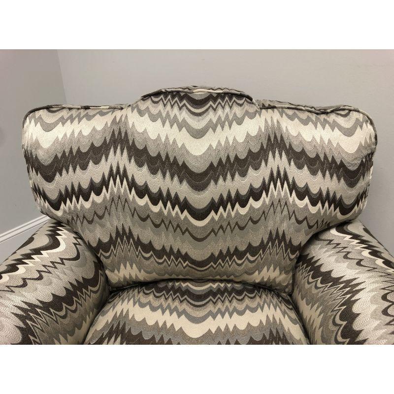 CHARLES STEWART Transitional Style Club Chairs - Pair In Good Condition In Charlotte, NC