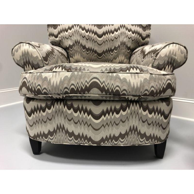 Wood CHARLES STEWART Transitional Style Club Chairs - Pair