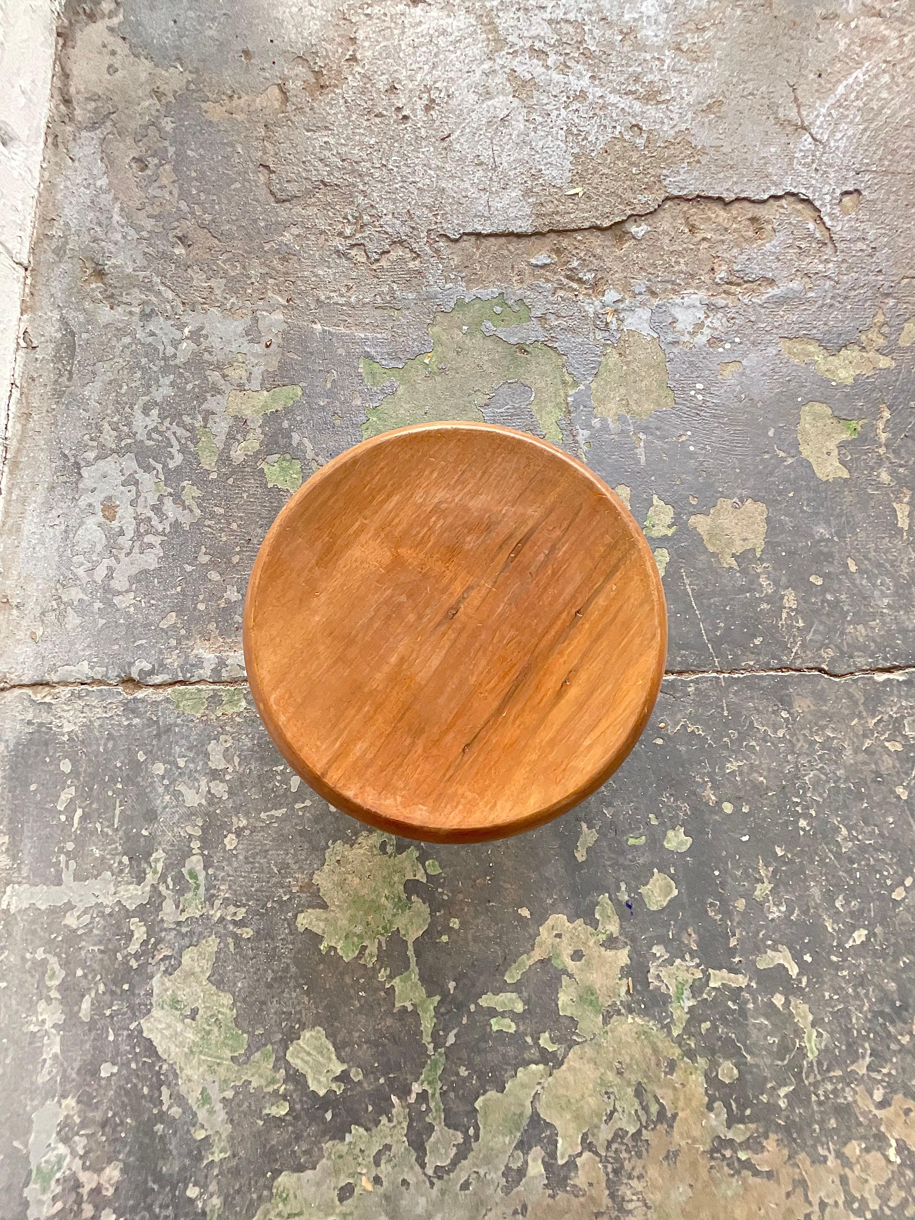 Vintage Charlotte Perriand ‘Berger’ Low Stool, 1950s For Sale 2