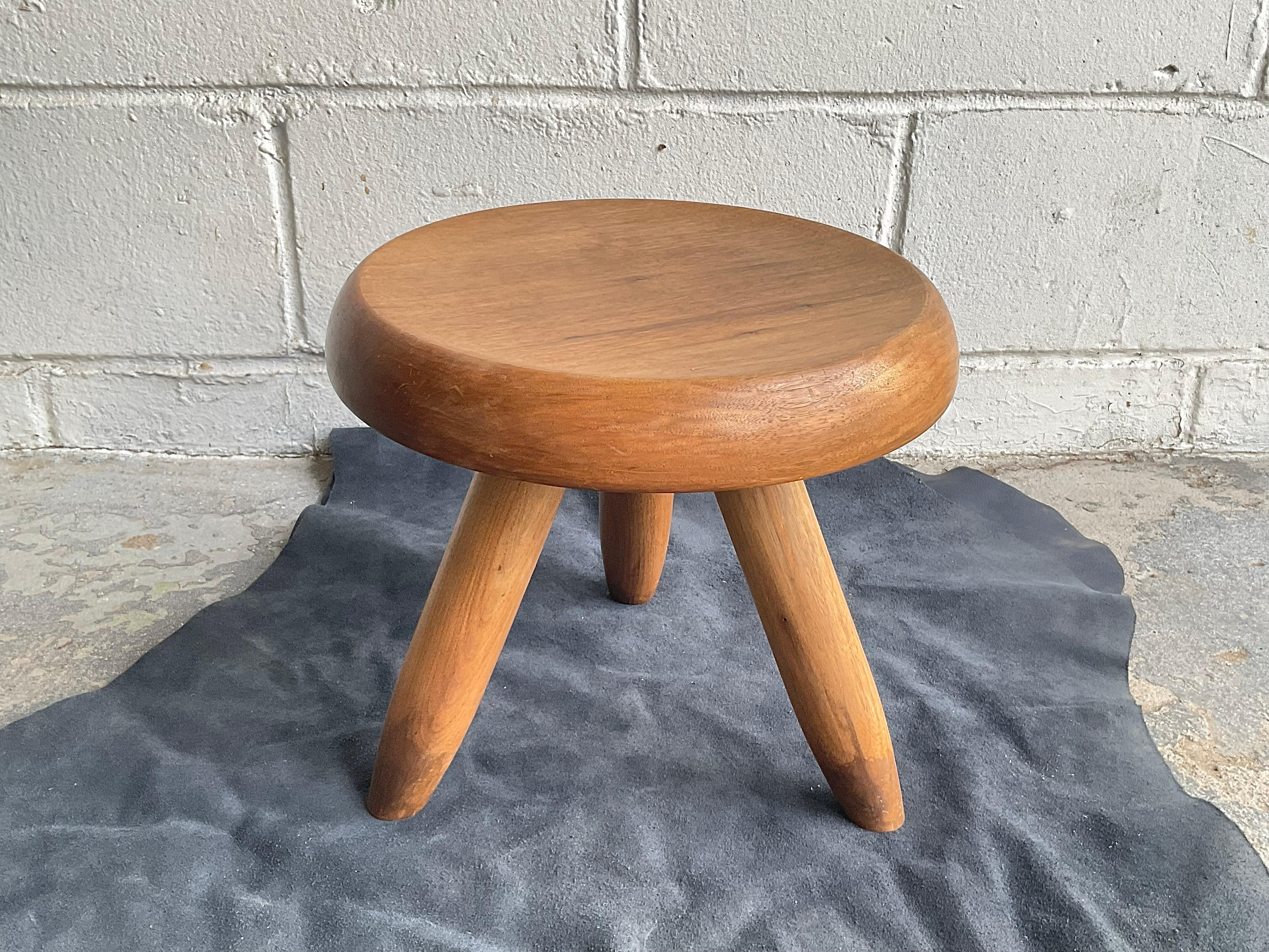 Vintage Charlotte Perriand ‘Berger’ Low Stool, 1950s For Sale 3