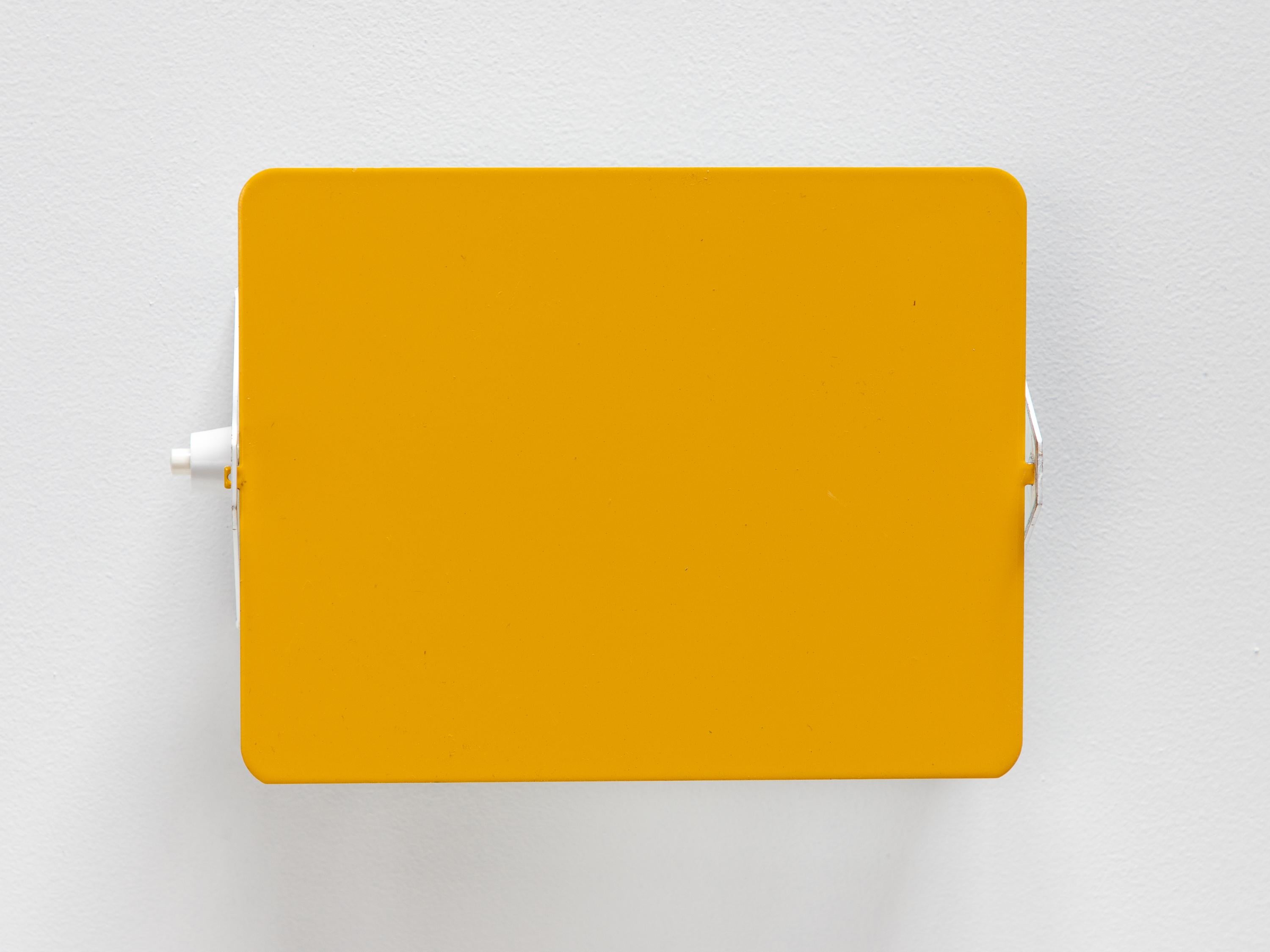 20th Century Vintage Charlotte Perriand Les Arcs CP1 Wall Light or Sconces - Yellow  For Sale