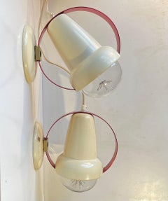 Vintage Charlotte Perriand Saturn Wall Sconces for Philips, 1960s