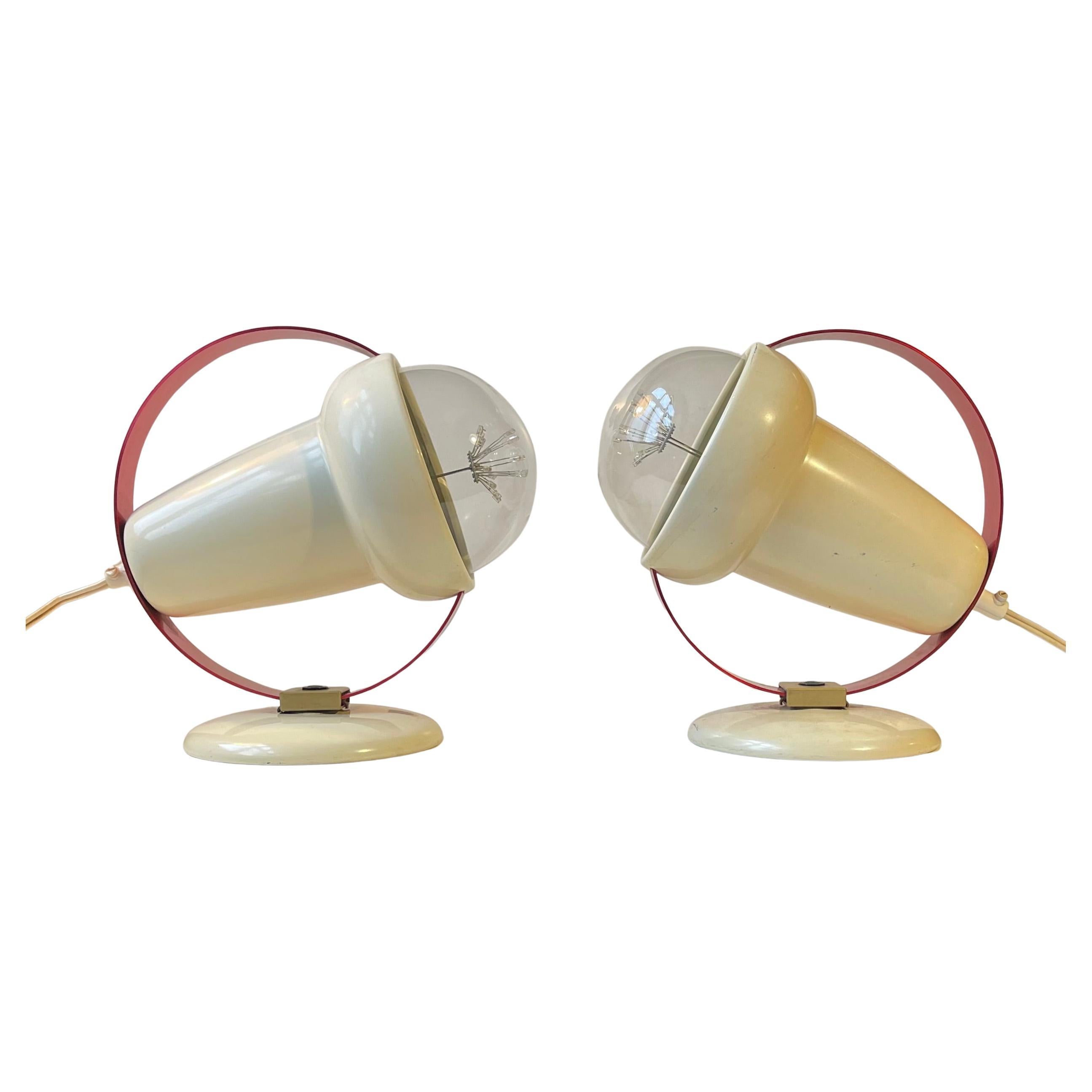 Vintage Charlotte Perriand Saturn Wall Sconces for Philips, 1960s