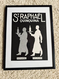 Vintage Charm: St. Raphael Quinquina 1920s French Advertisement