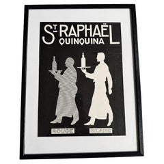 Vintage-Charm: St. Raphael Quinquina 1920er Jahre Französisch Advertisement