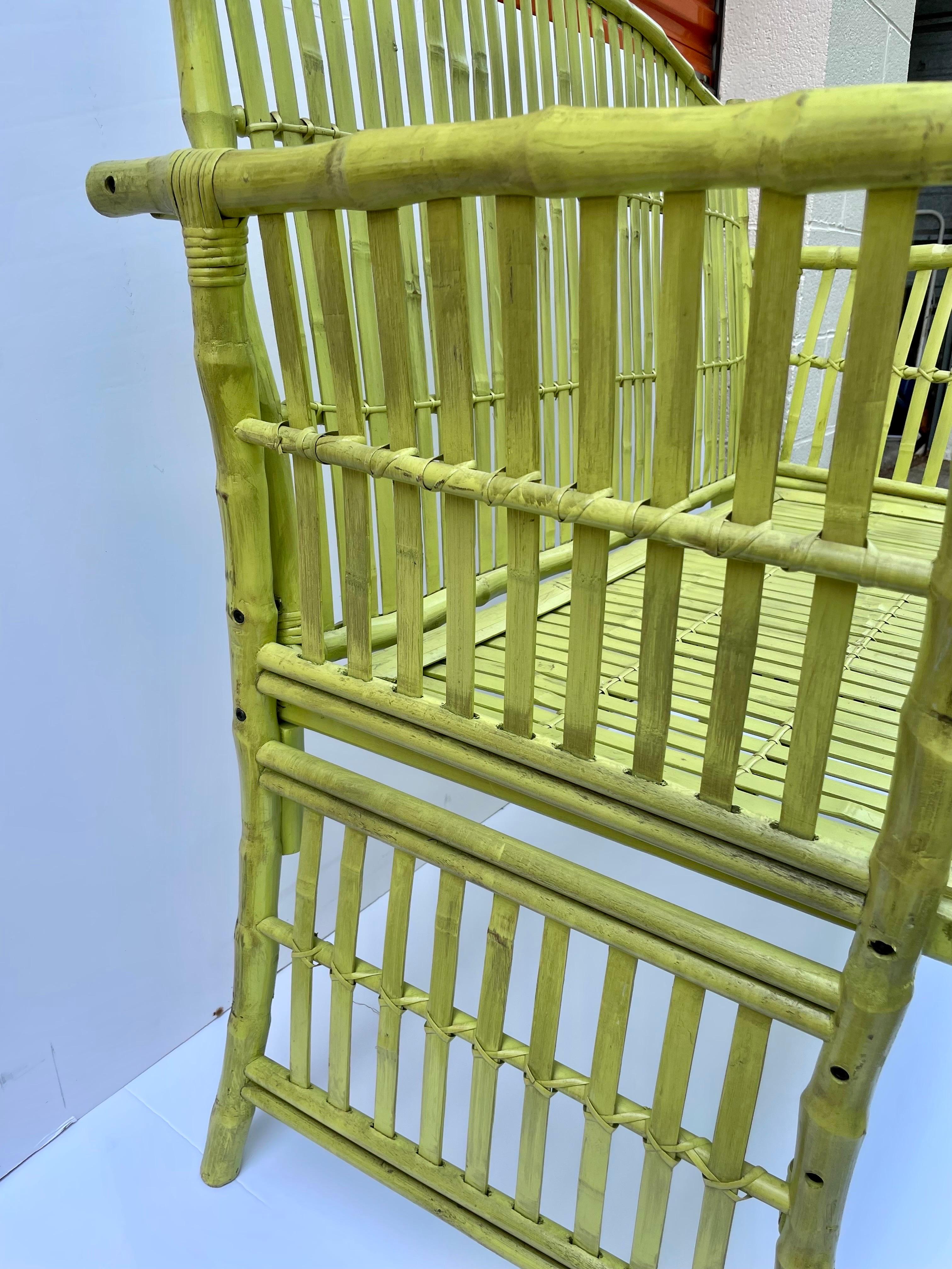 chartreuse bench