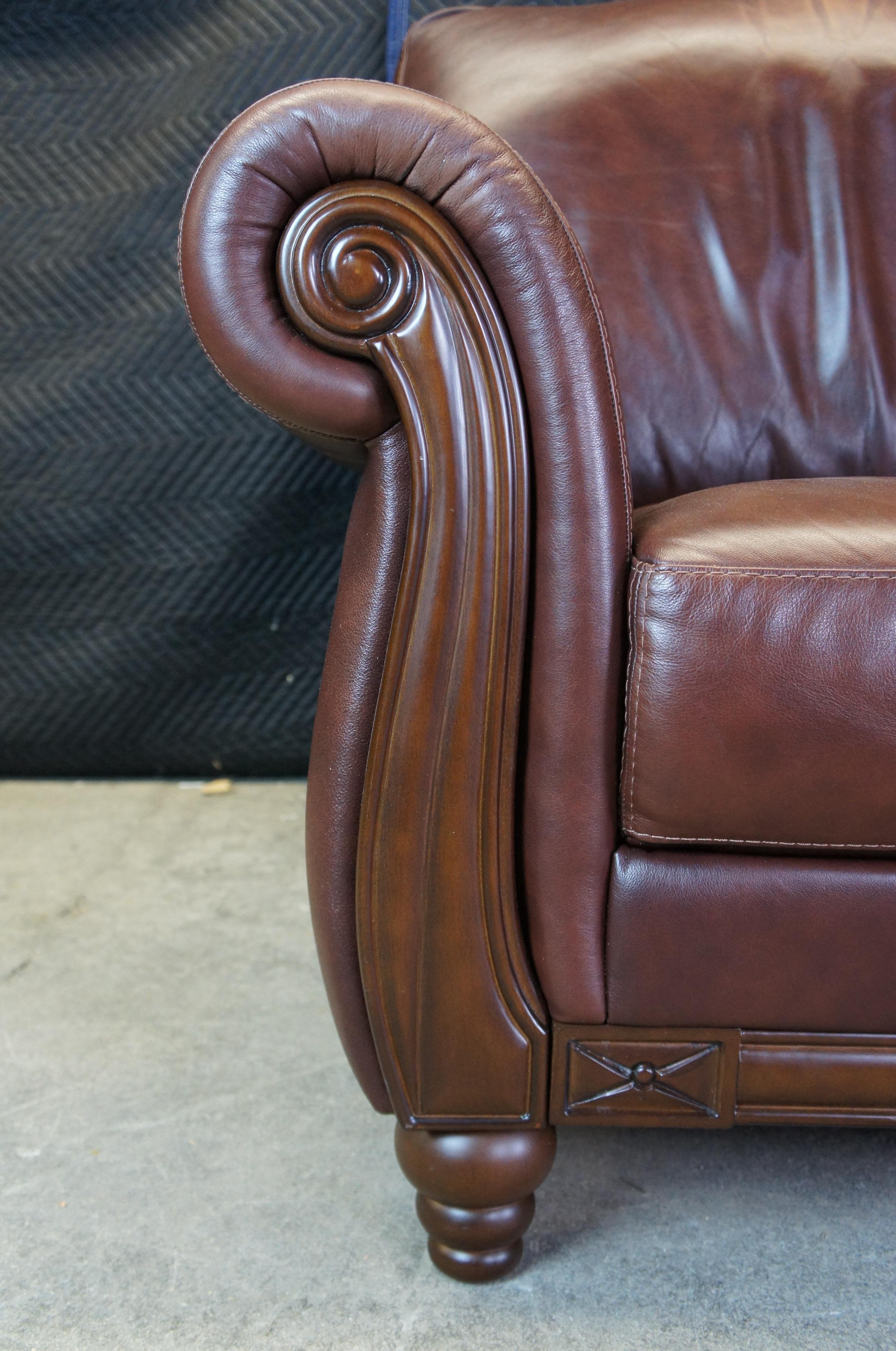 divani chateau d'ax leather sofa