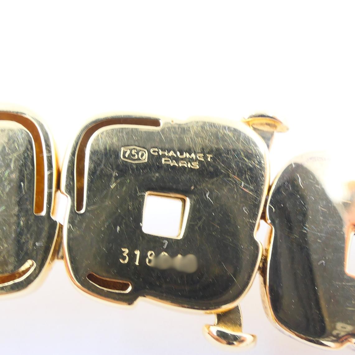Donna Collana Chaumet d'epoca con collare in oro 18k A Link in vendita