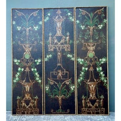 Vintage Chelsea House Floral Monkey Panel - Set of 3