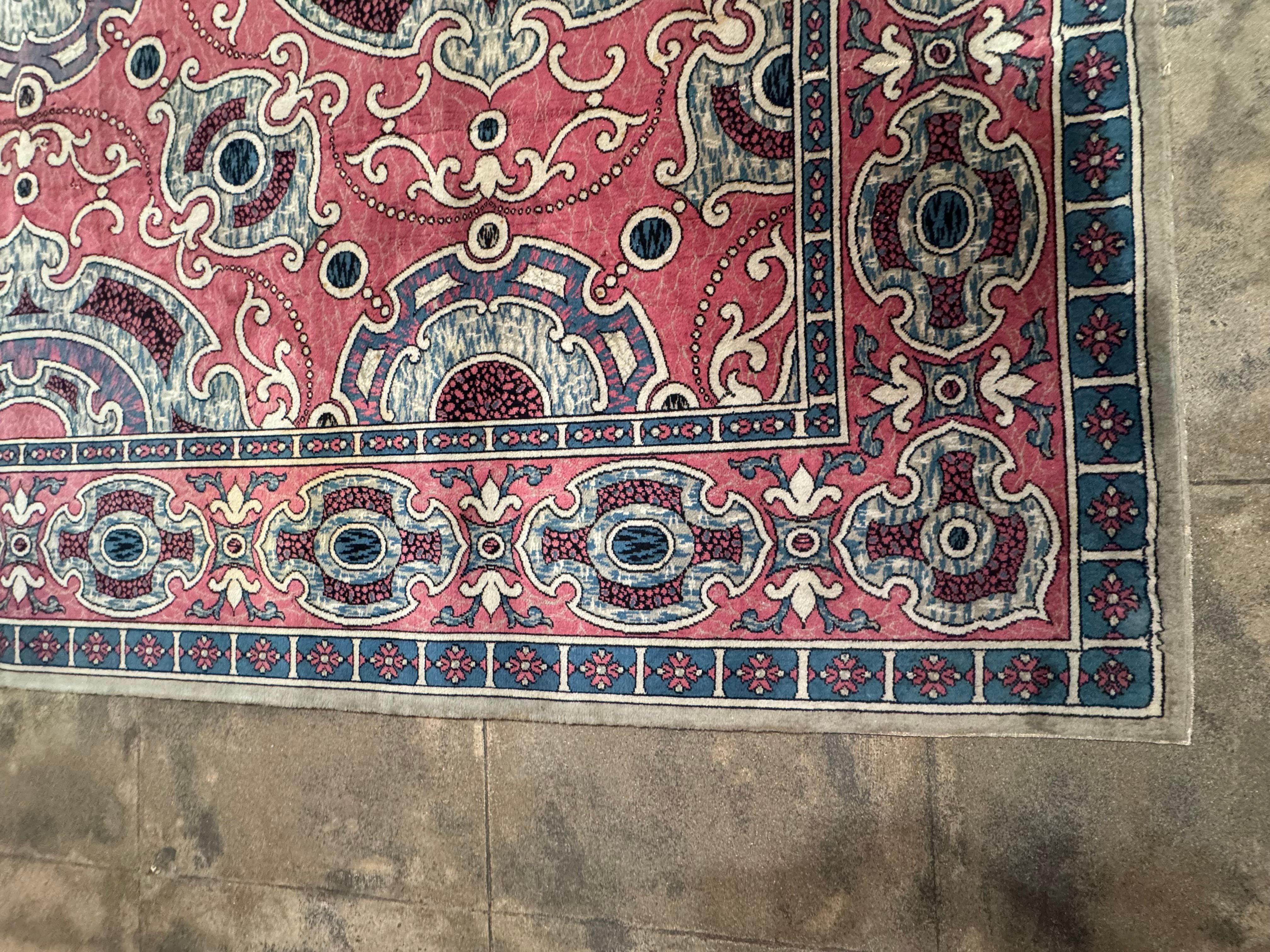 Vintage Chenille Rug - 16.4’ X 15’ For Sale 1