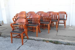 Vintage Cherry Banker Chairs by Jasper Chair Co.