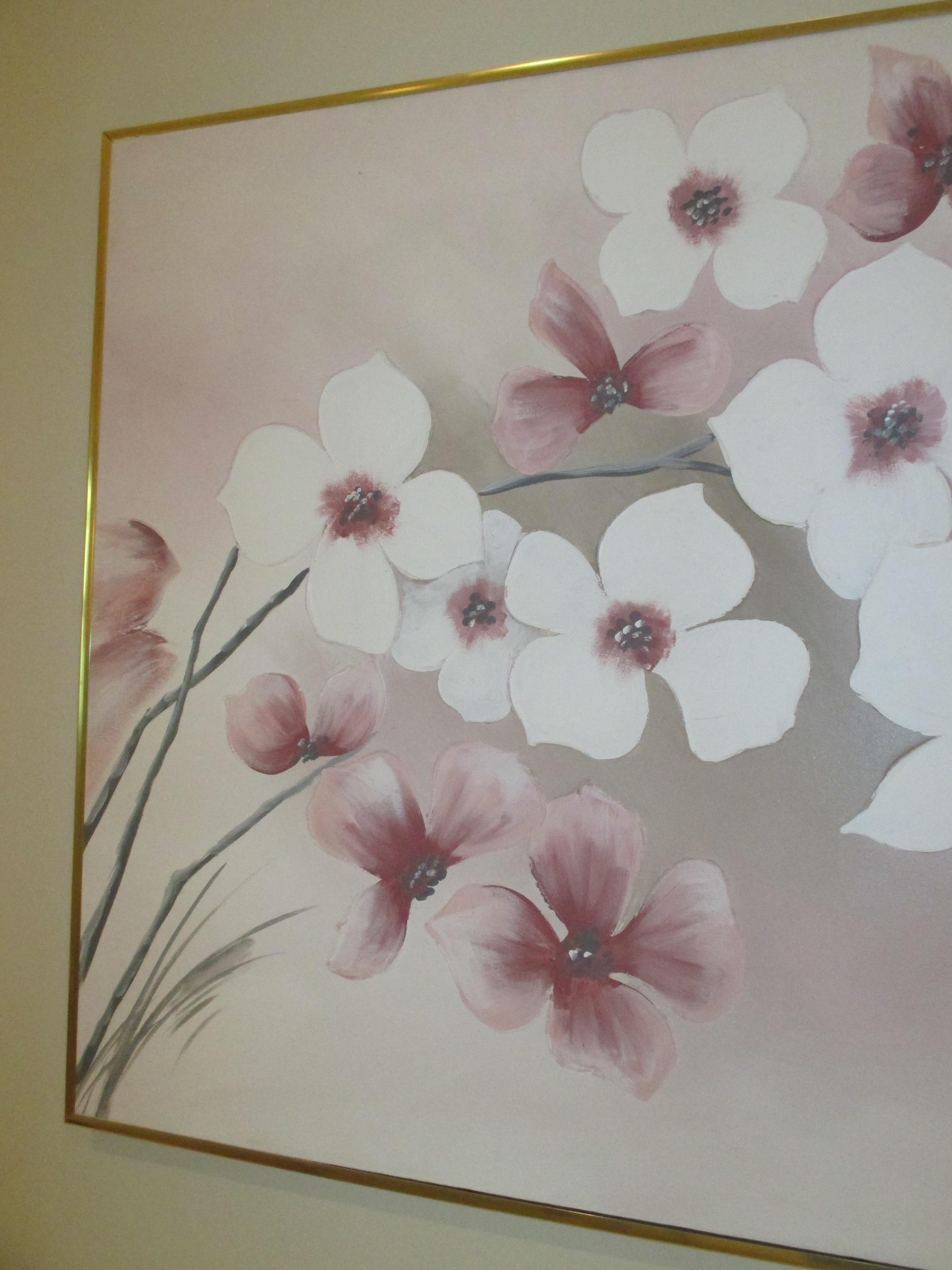 ikea cherry blossom canvas