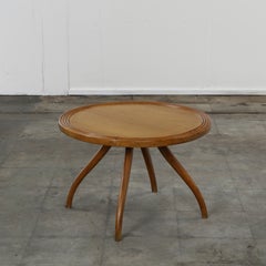 Vintage Cherry Coffee Table in the style of Osvaldo Borsani, 1940s