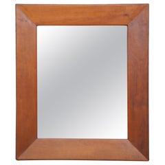 Vintage Cherry Frame Rectangular Wall Hanging Vanity Hall Mirror