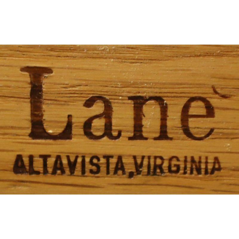 LANE Cherry Queen Anne Drop-Leaf End Side Table 3