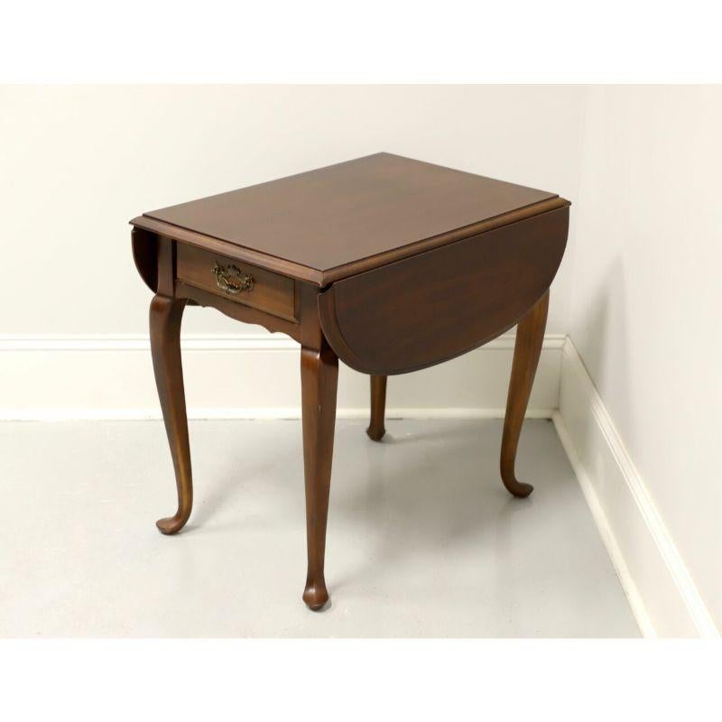 drop leaf end table with drawer