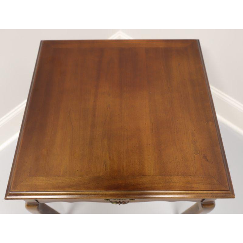 queen anne end tables cherry