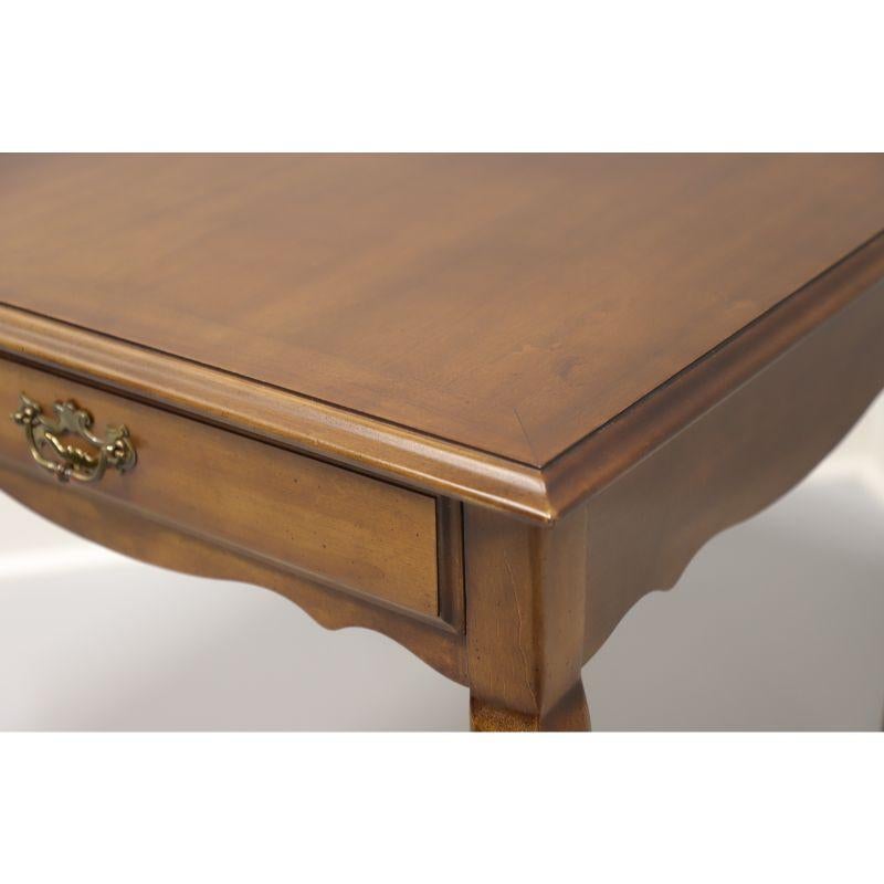 American LANE Cherry Queen Anne Square End Side Table