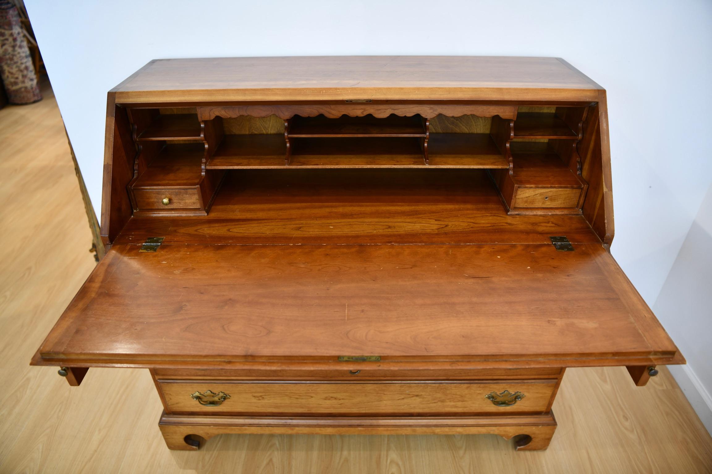 Vintage Cherry Slant Front Desk by Stickley 5