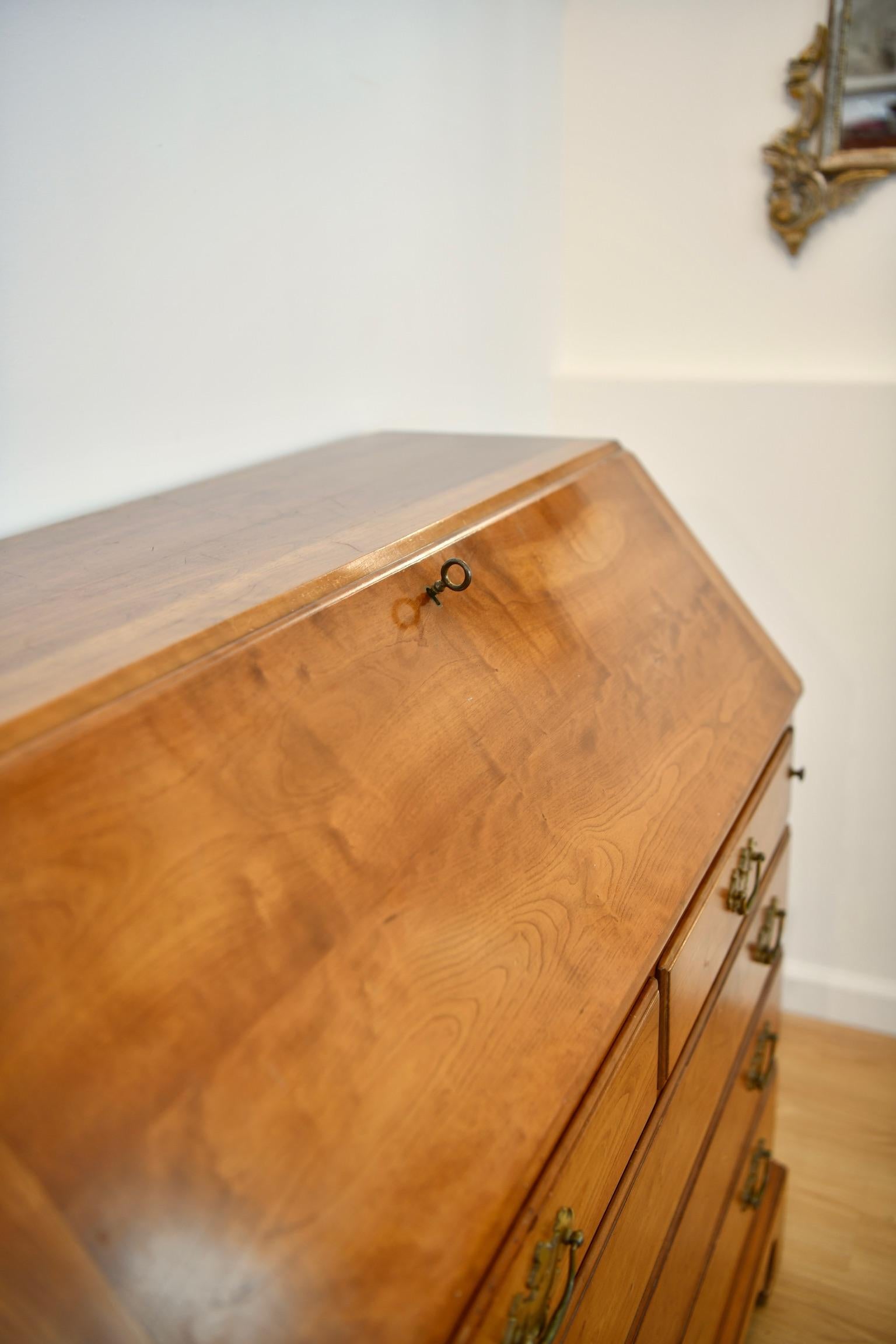 Vintage Cherry Slant Front Desk by Stickley 8
