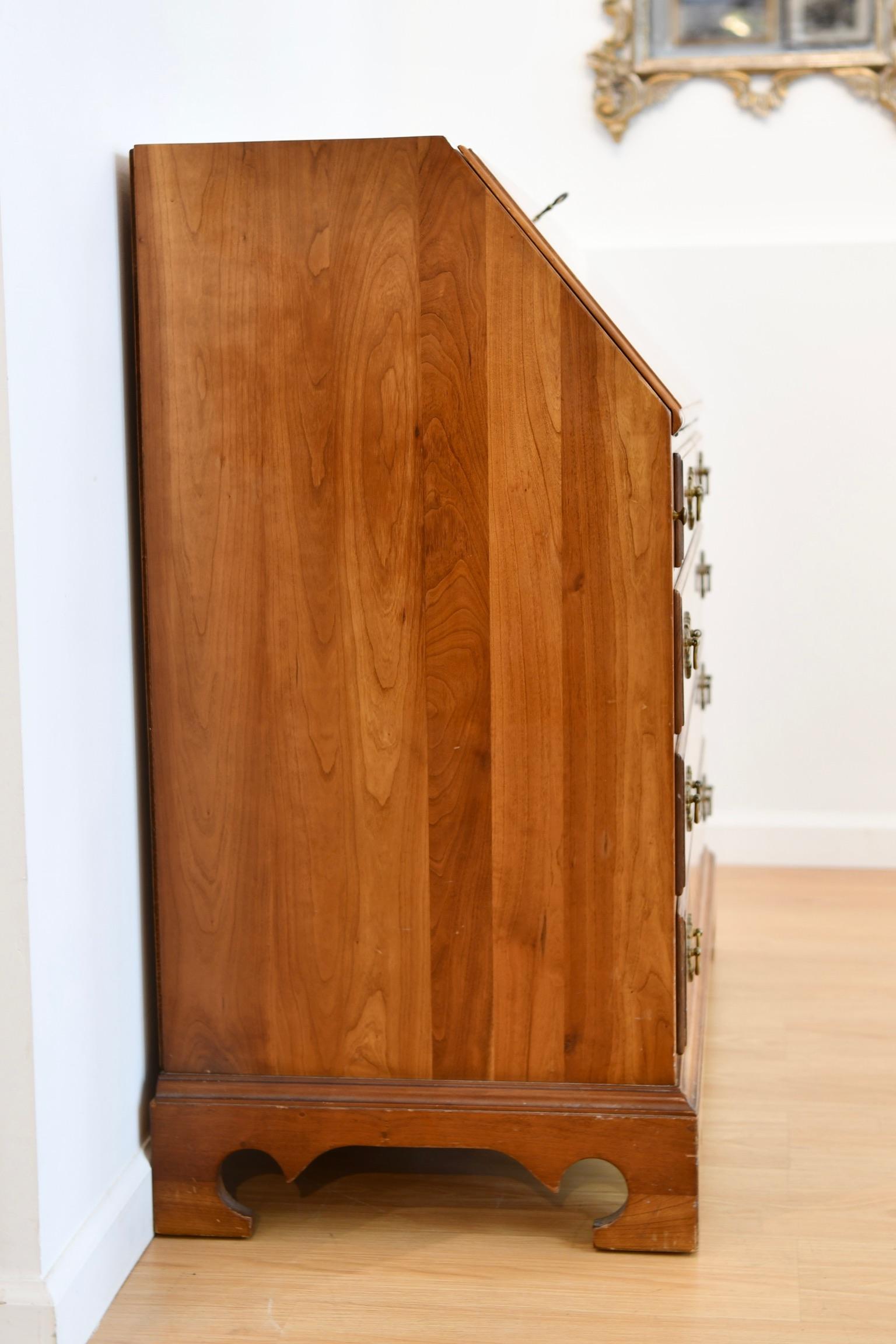 Mid-20th Century Vintage Cherry Slant Front Desk by Stickley