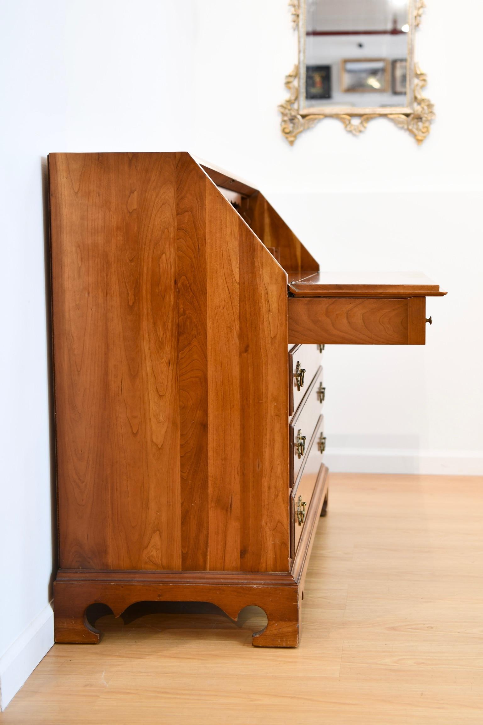 Vintage Cherry Slant Front Desk by Stickley 3