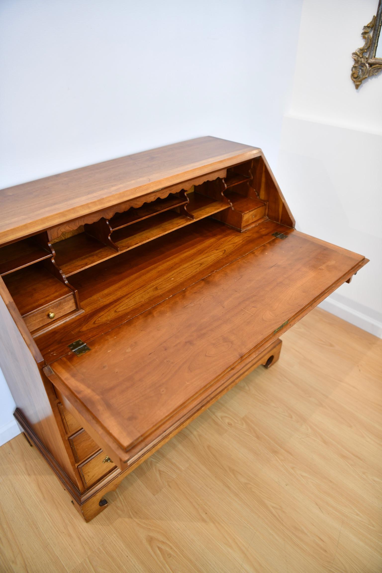 Vintage Cherry Slant Front Desk by Stickley 4