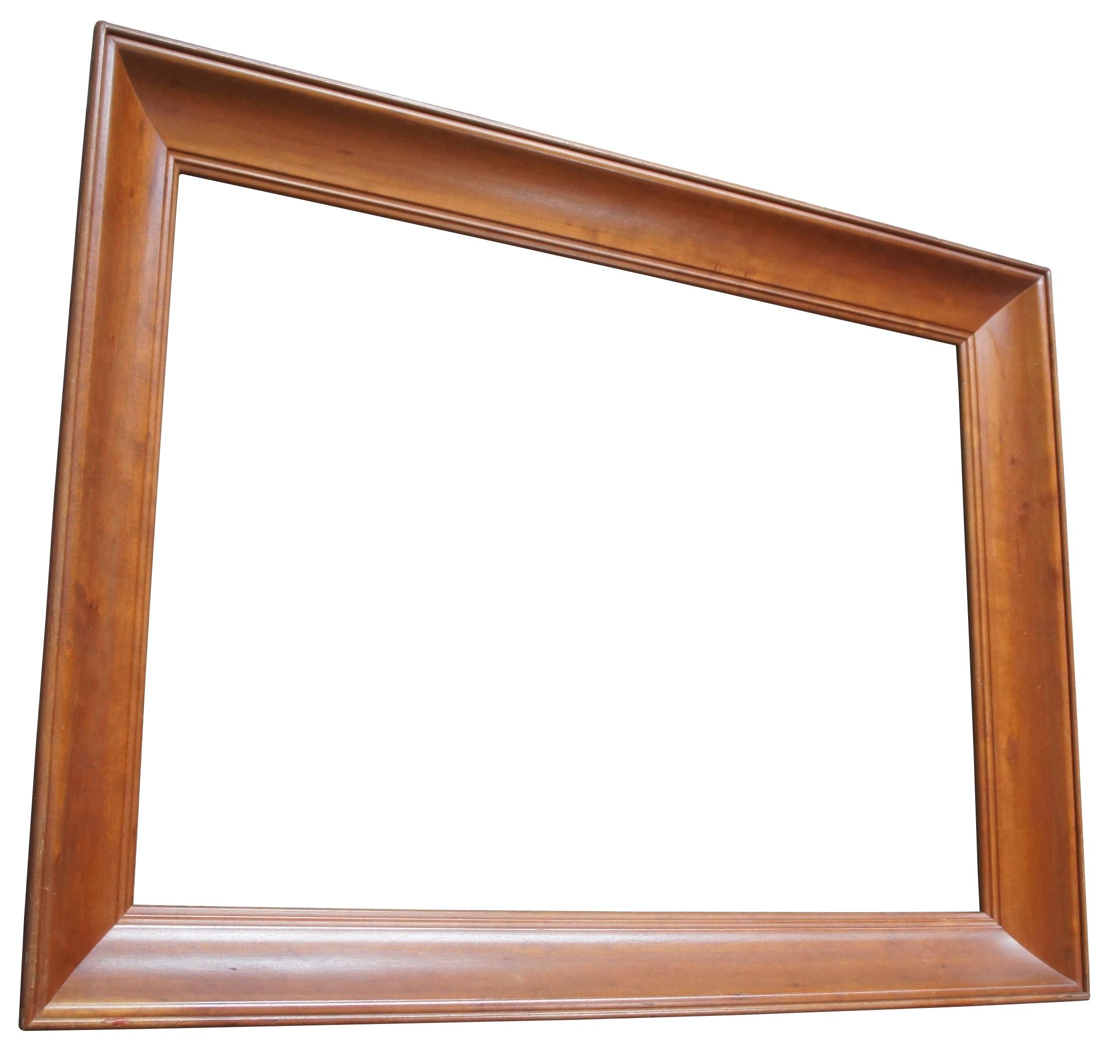 Vintage cherry rectangular picture or mirror frame.

Measures: 36.75