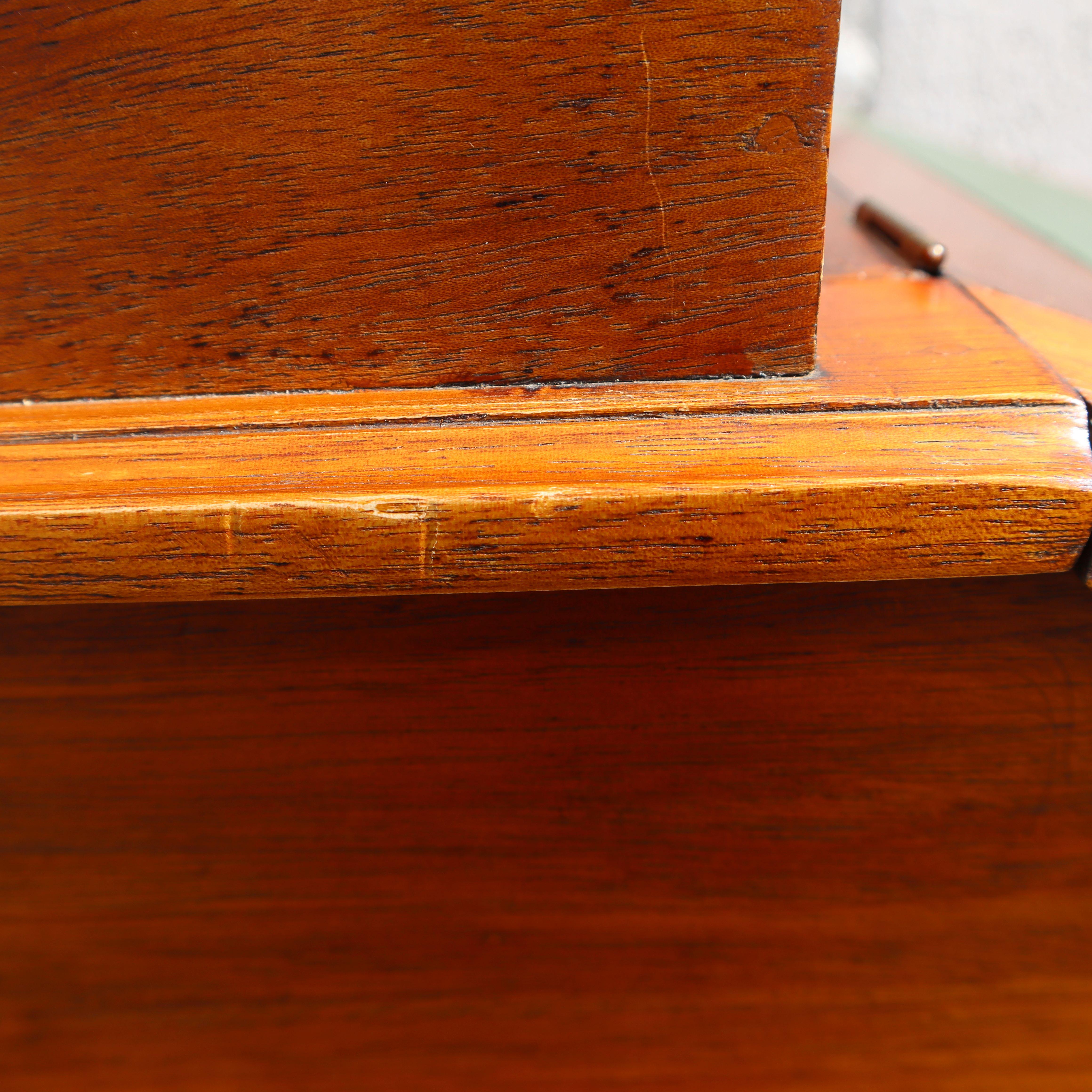 Vintage Cherry Wood Secretary Desks-16 Drawers-Office Cabinet-Empire Style-70s 8