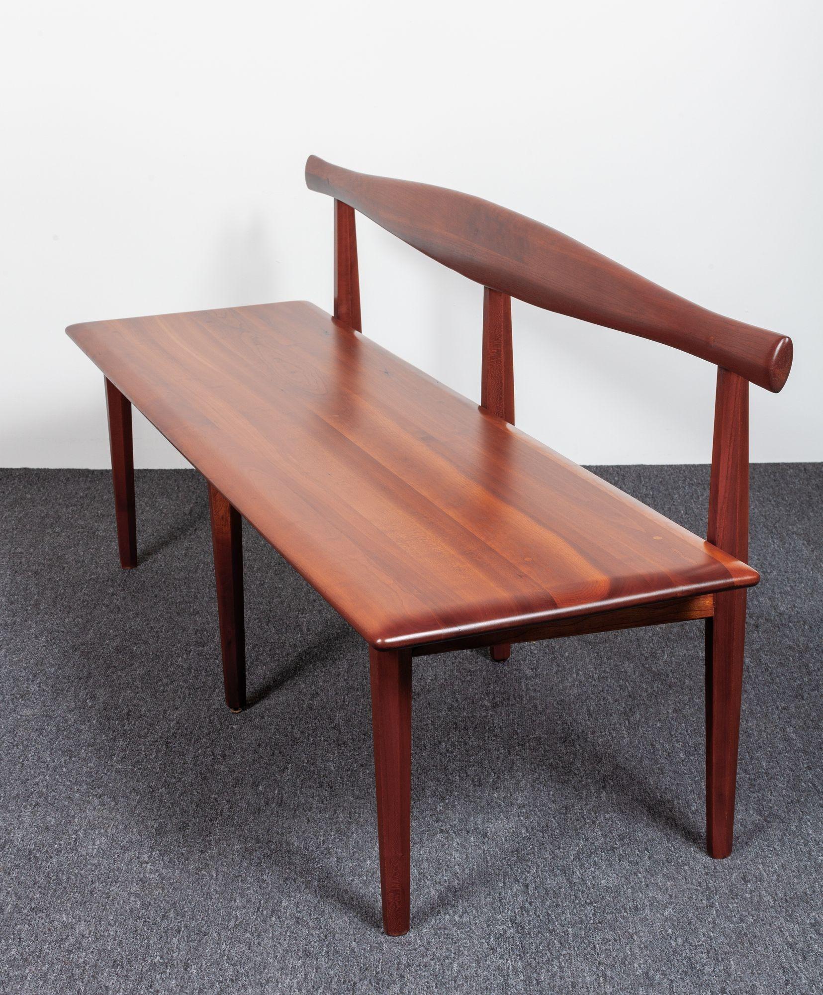 Mid-Century Modern Vintage Cherrywood 