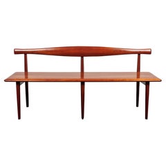 Banc vintage en cerisier "Cow Horn" par Kipp Stewart et Stewart McDougall
