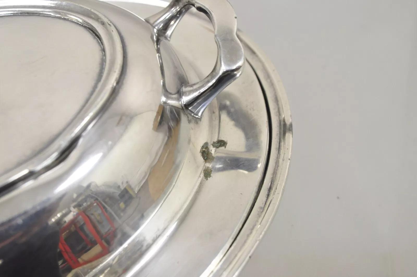 Plaqué argent Plat de service à légumes vintage du Cheshire S.P.C. 846 recouvert d'argent en vente