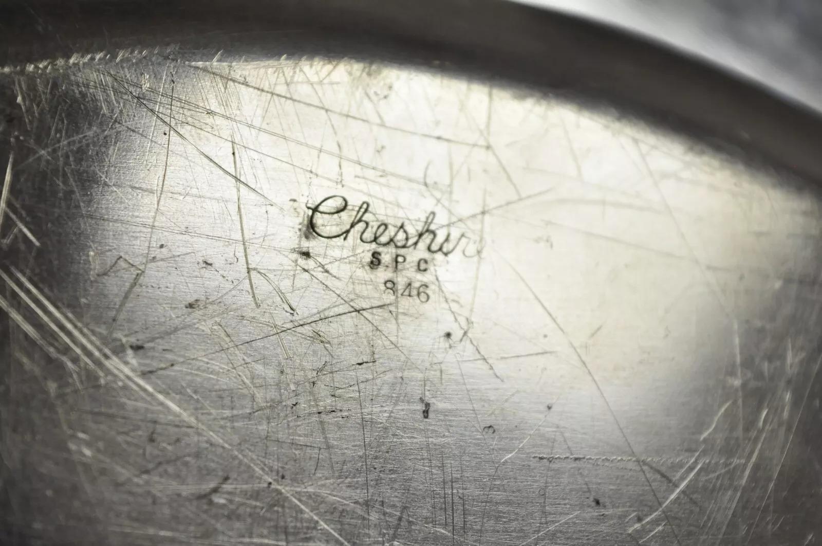 Plat de service à légumes vintage du Cheshire S.P.C. 846 recouvert d'argent en vente 1
