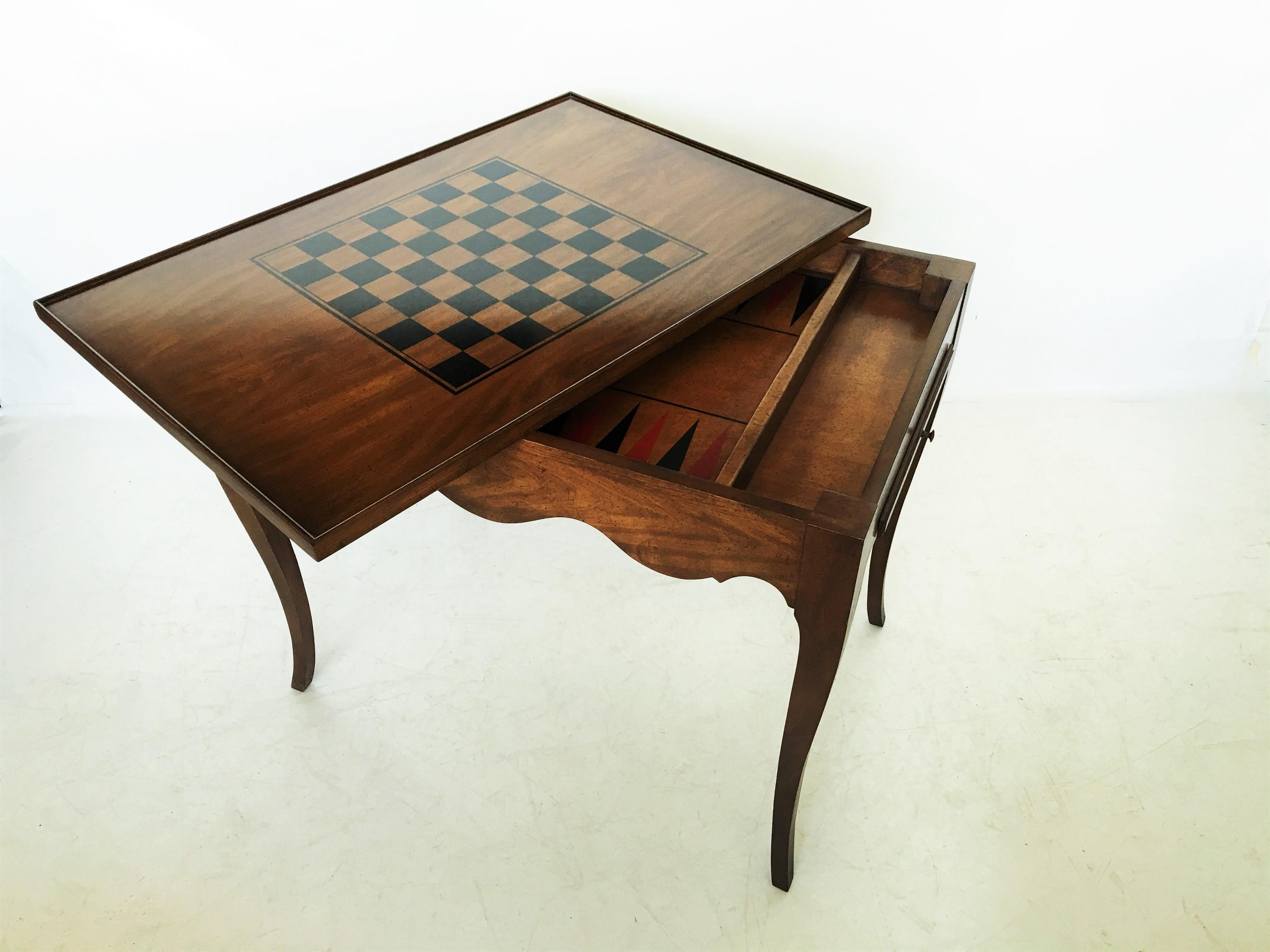 vintage chess table