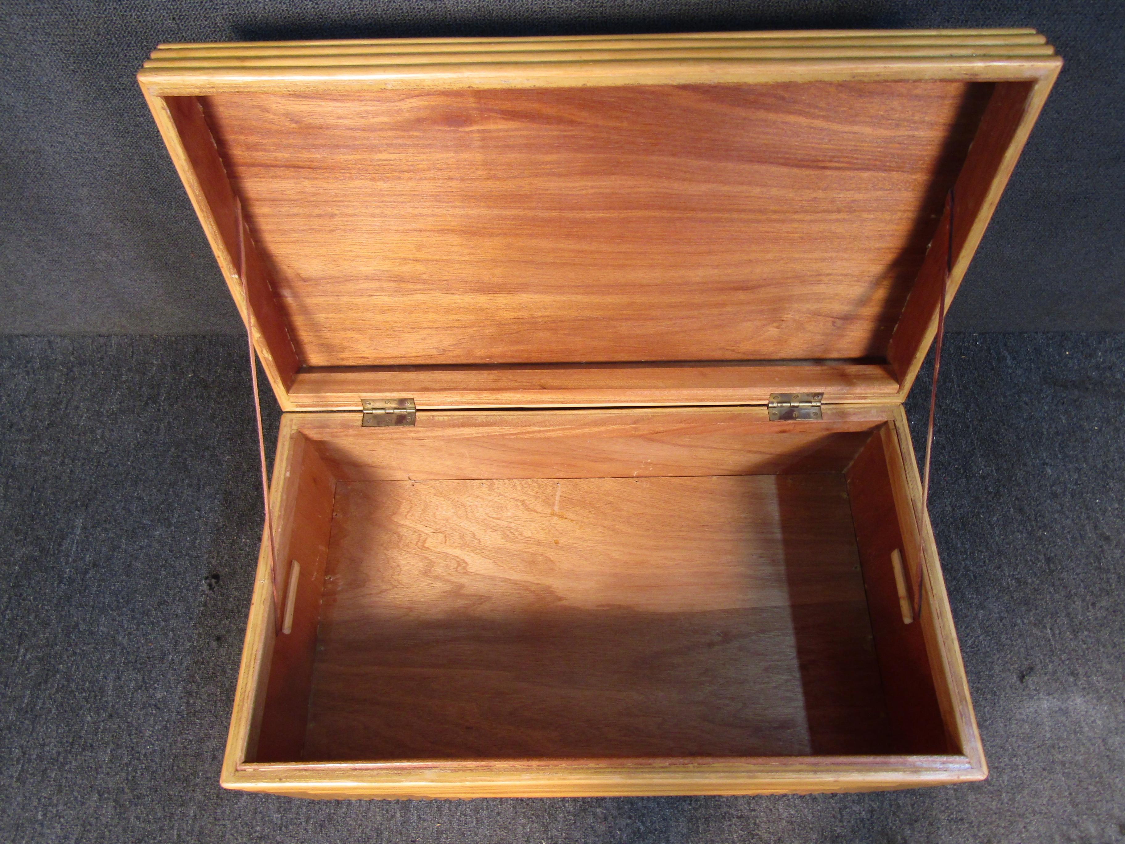 Vintage Chest in Bamboo and Cedar 2