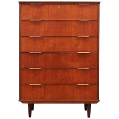 Vintage Chest of Drawers 1970s Teak Retro Midcentury