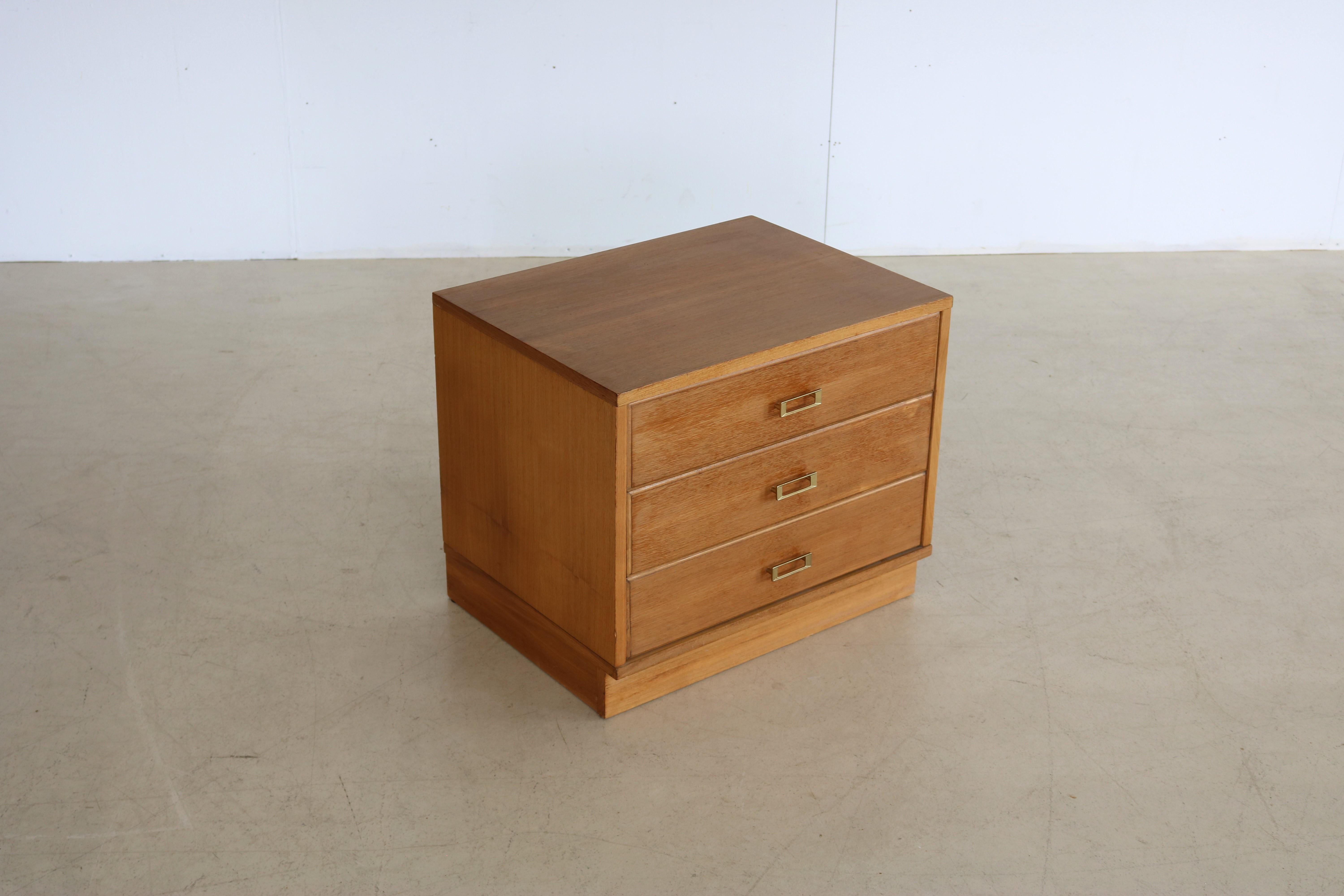 Swedish vintage chest of drawers  bedside table  60s  Sweden