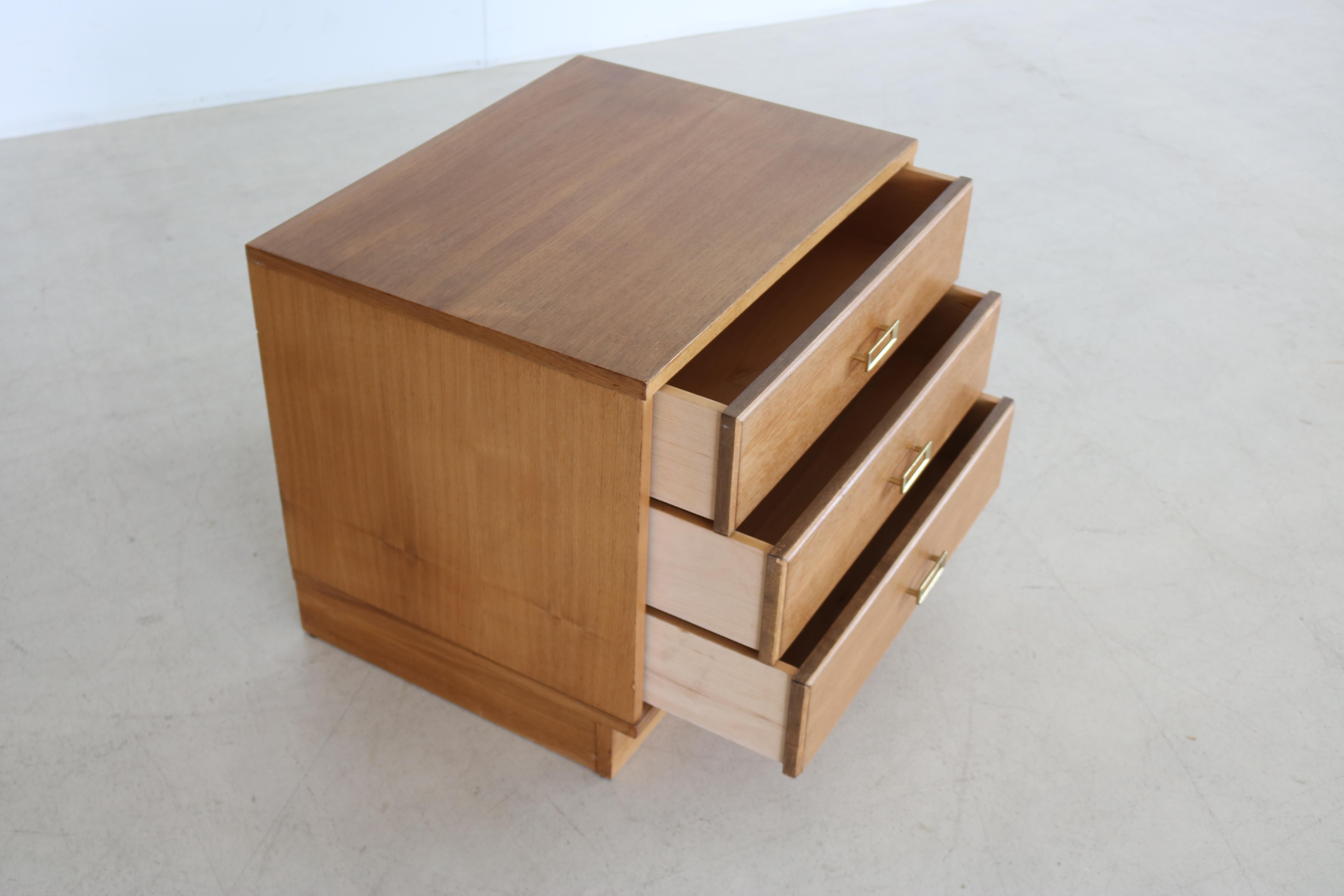 vintage chest of drawers  bedside table  60s  Sweden 1