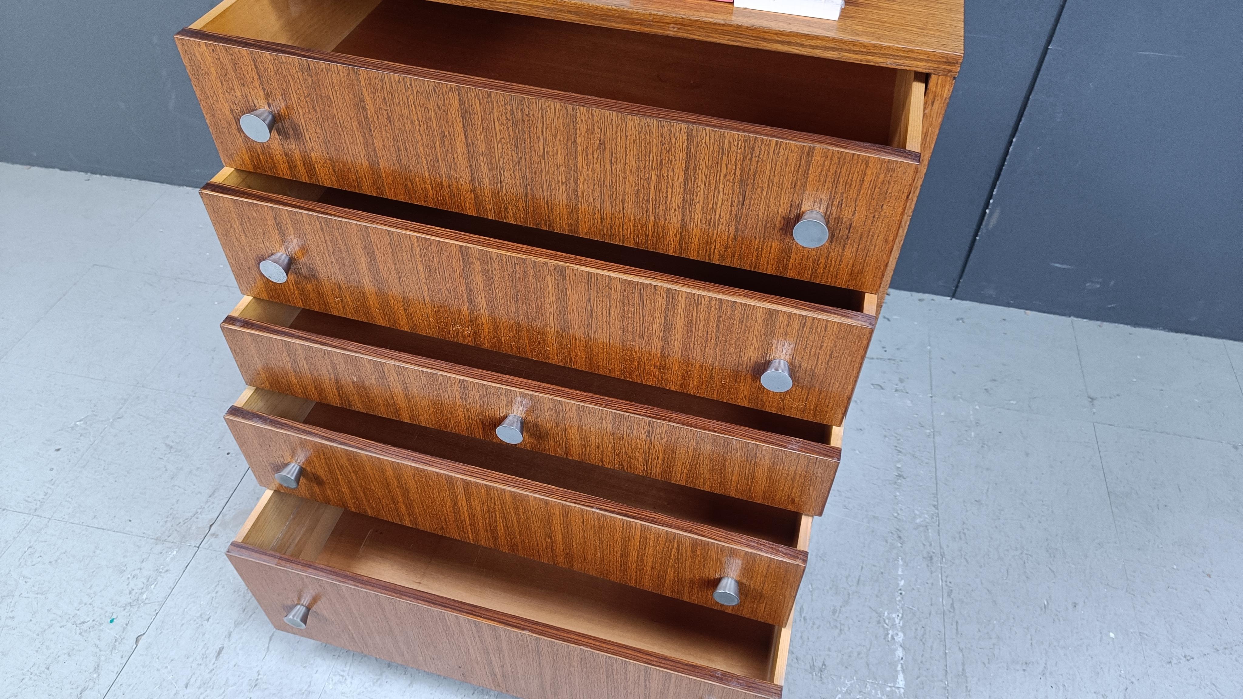 Vintage chest of drawers by Alfred hendrickx for Belform, 1960s For Sale 3