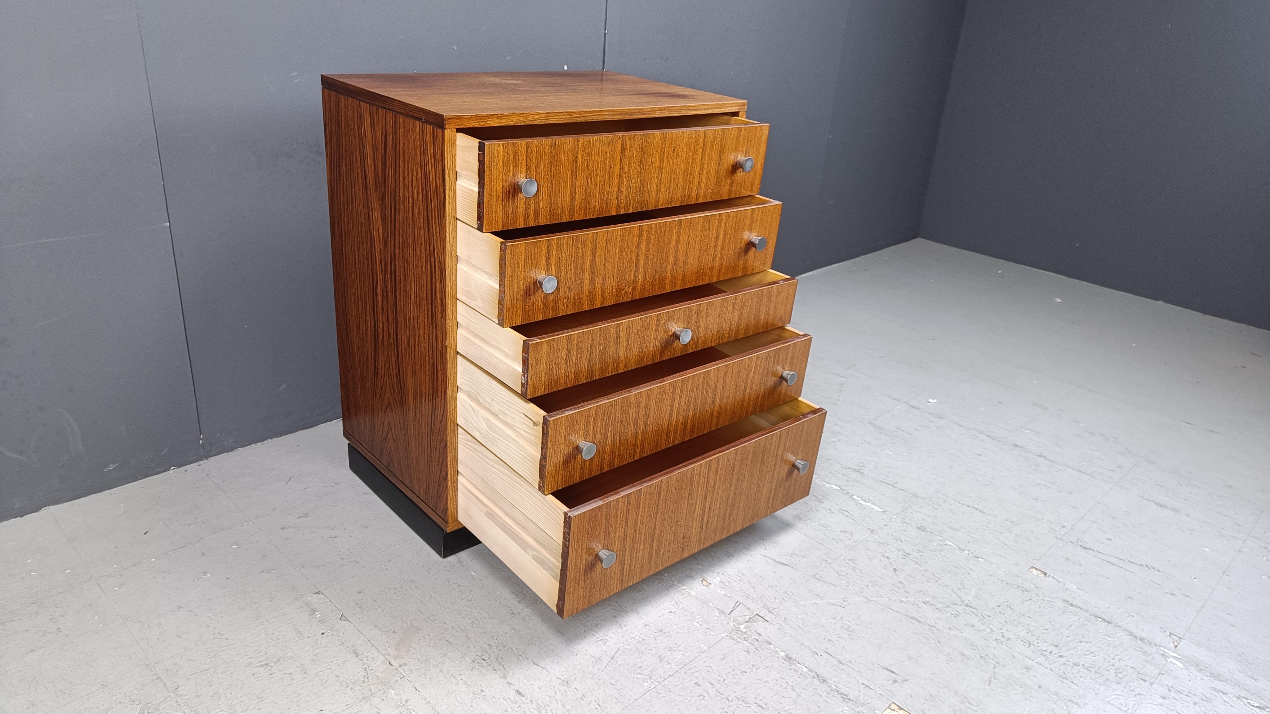 Vintage chest of drawers by Alfred hendrickx for Belform, 1960s For Sale 5