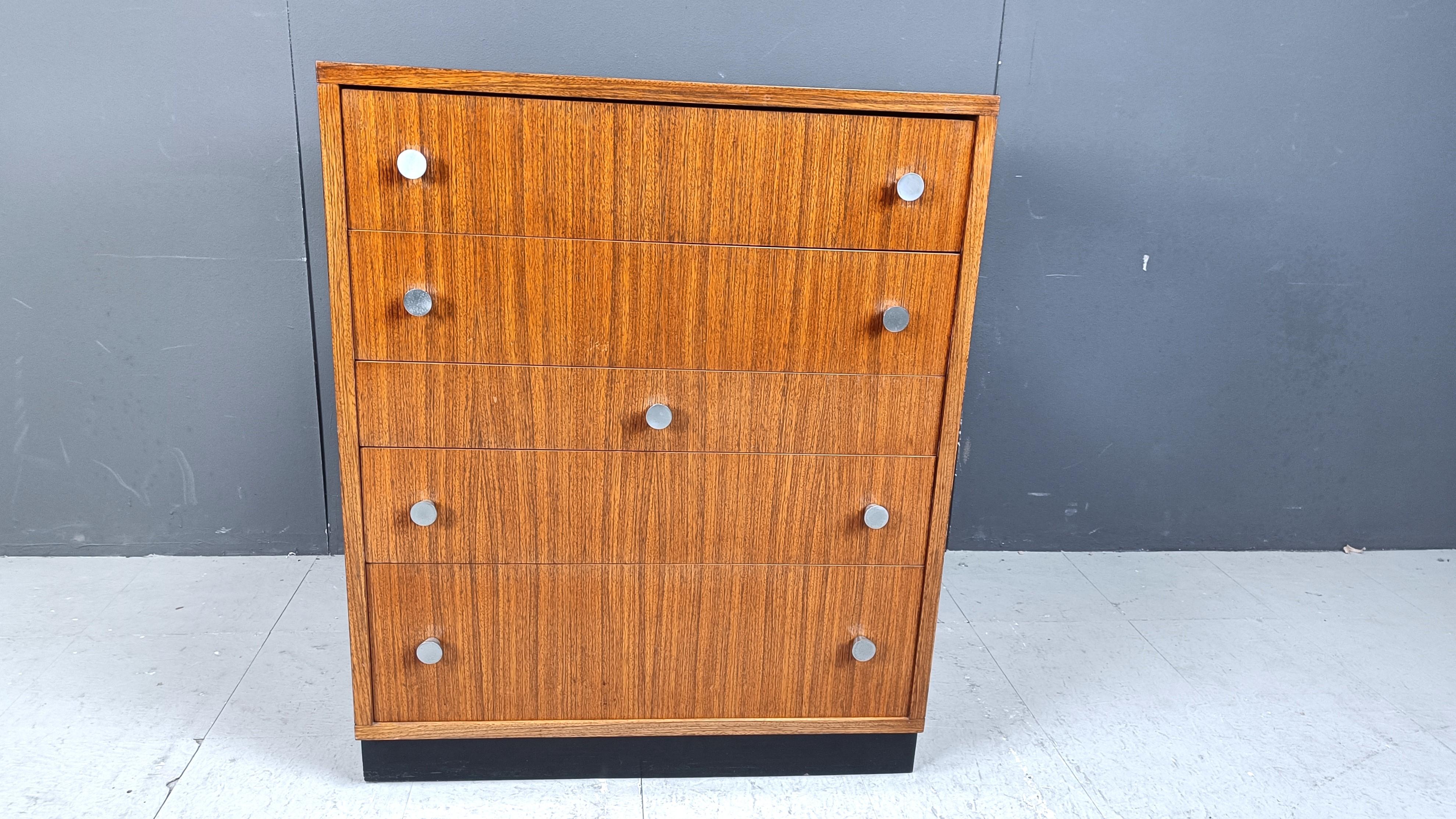 Belgian Vintage chest of drawers by Alfred hendrickx for Belform, 1960s For Sale
