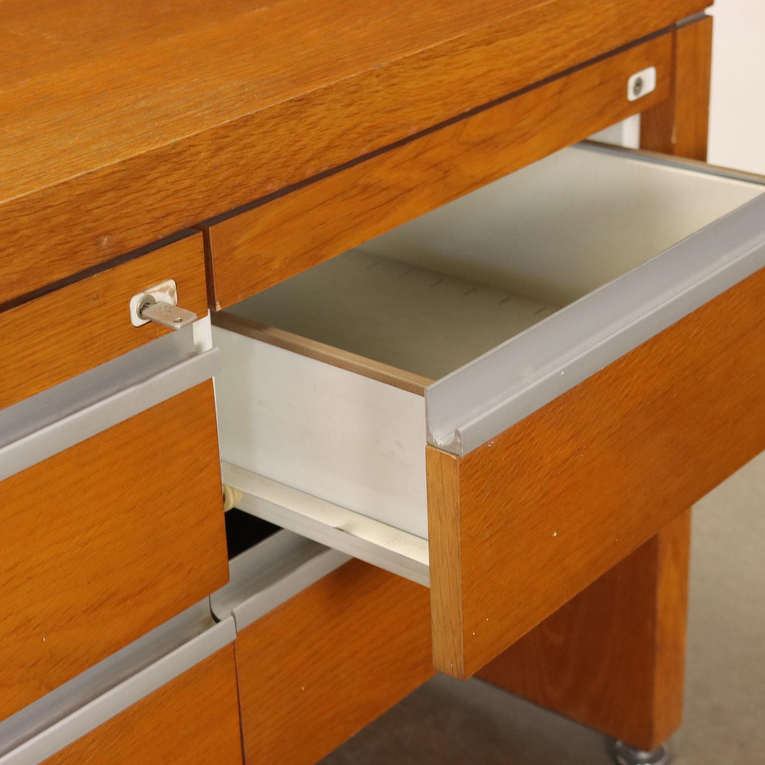 Mid-Century Modern Vintage Chest of Drawers by Knoll Oak USA, 1970s-80s