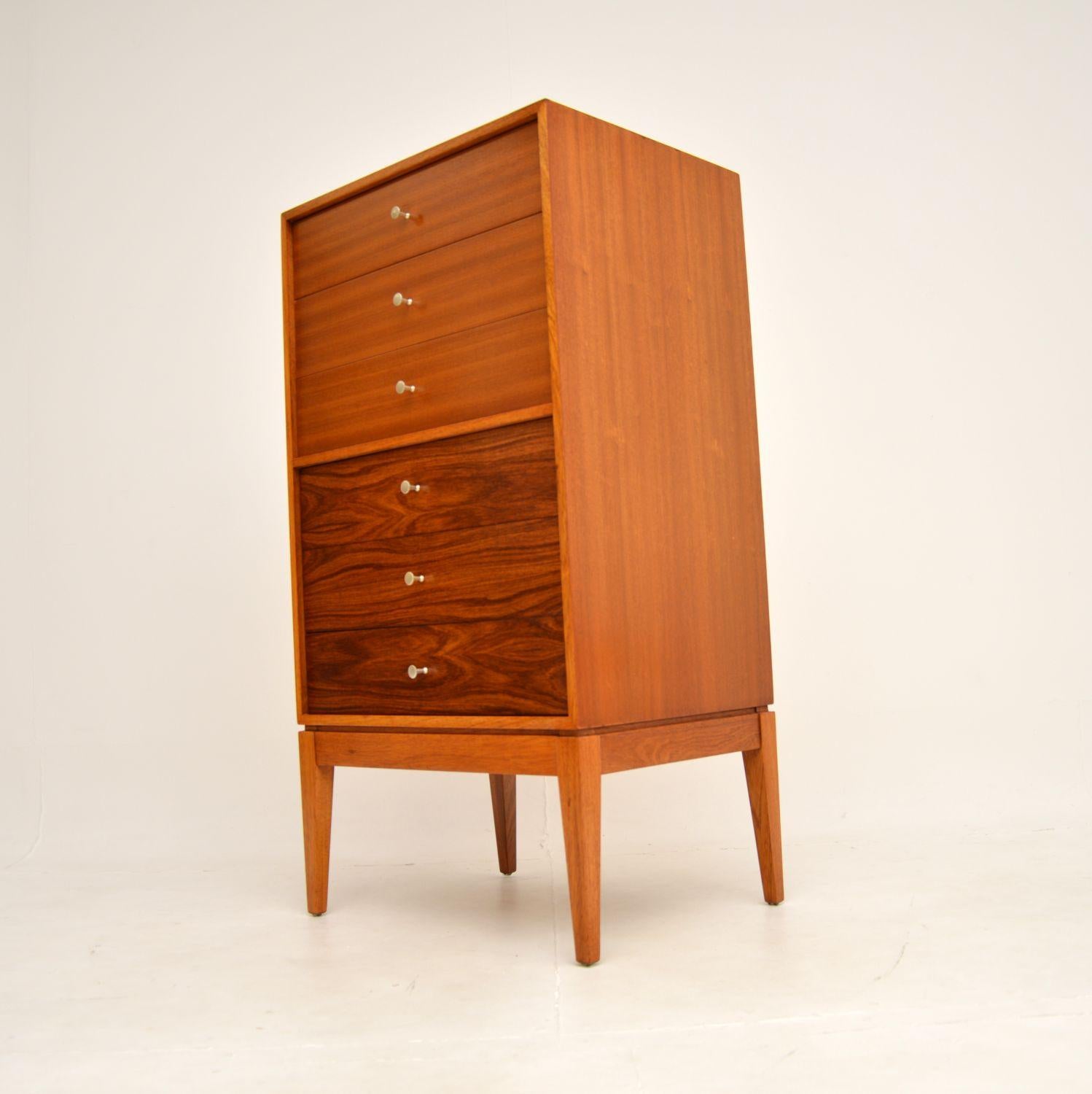 British Vintage Chest of Drawers by Uniflex For Sale
